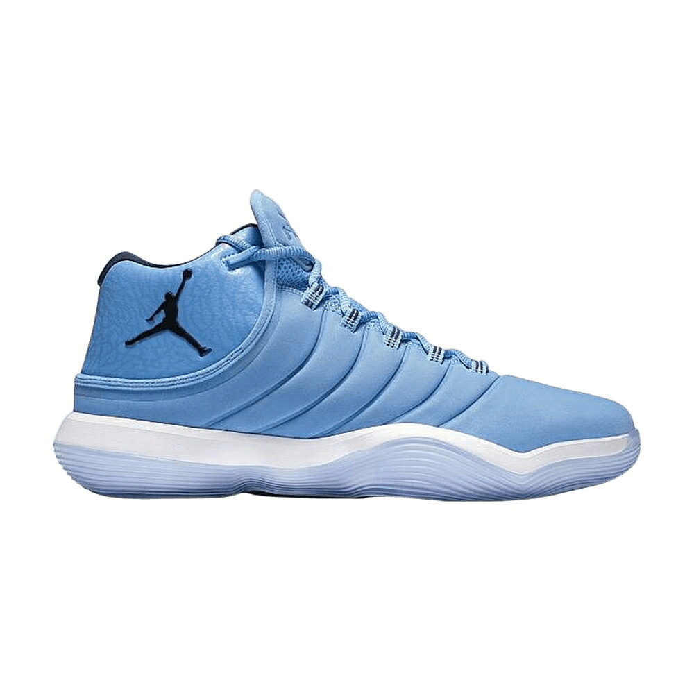 ナイキ 青色 ブルー 黒色 ブラック エアジョーダン SUPER.FLY 'UNC' スニーカー メンズ AIR JORDAN AIR JORDAN 2017 / ITALY BLUE GYM BLUE BLACK｜スニケス