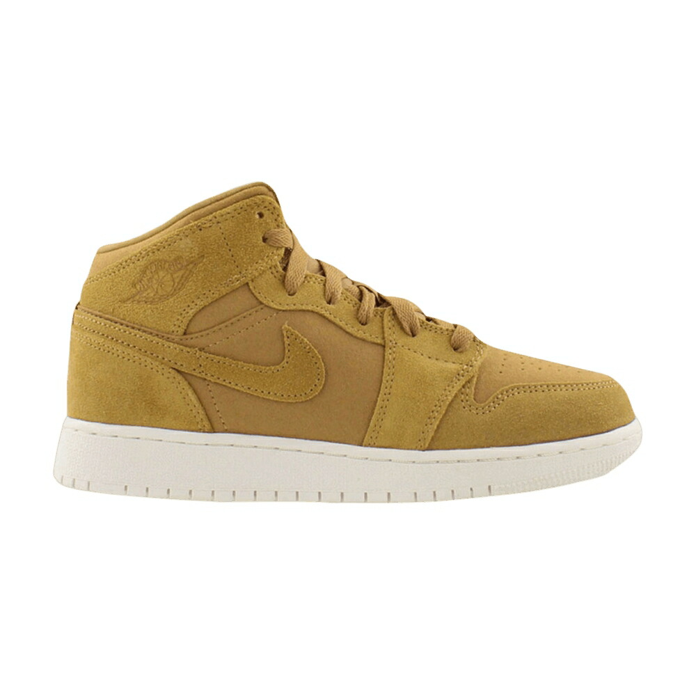 ナイキ ミッド エアジョーダン 'GOLDEN ジュニア キッズ AIR JORDAN AIR JORDAN 1 RETRO MID GS HARVEST / GOLDEN HARVEST SAIL ベビー マタニティ スニーカー