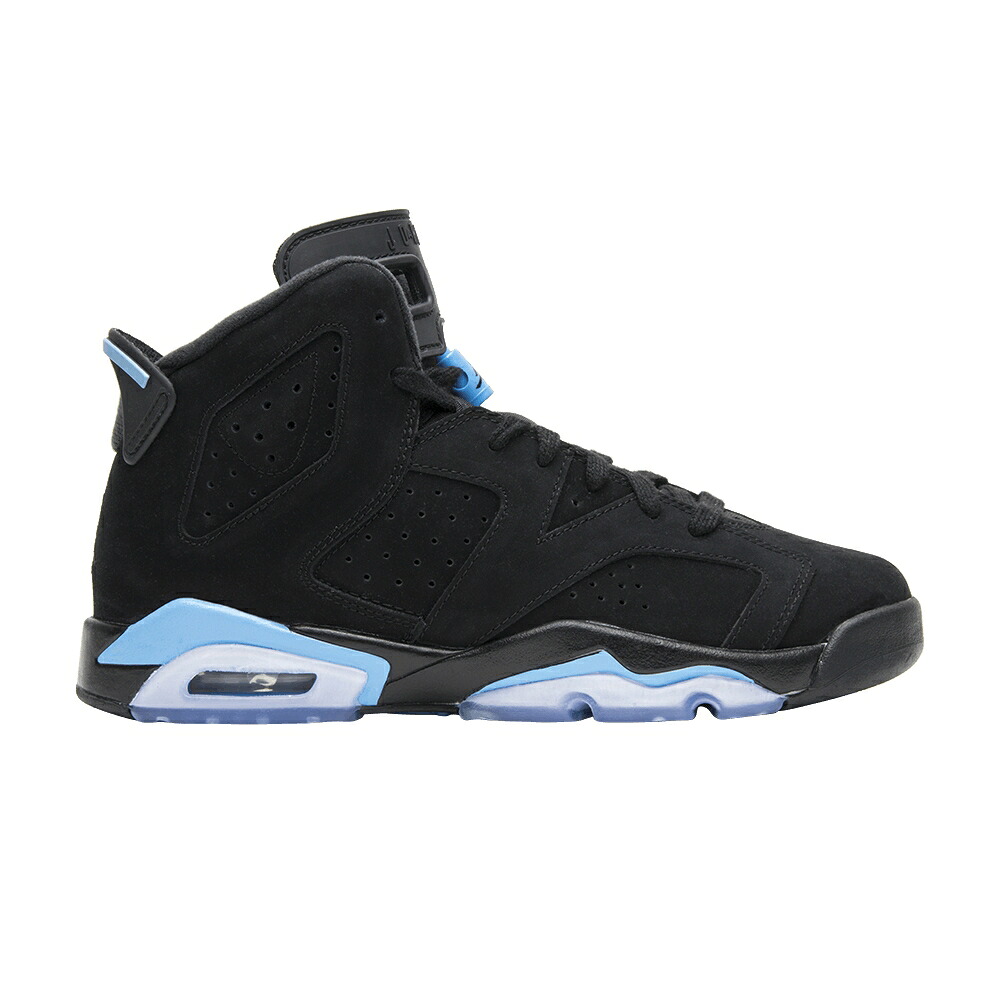 ナイキ 黒いこと 黒いこと 青碧 青碧 エアジョーダン \u0027UNC\u0027 お坊っちゃん キッズ AIR JORDAN AIR JORDAN 6 RETRO GS / BLACK UNIVERSITY BLUE もの言う花 マタニティ スニーカー