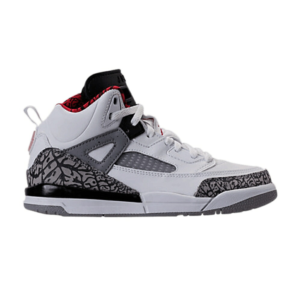 ナイキ 白色 ホワイト 赤 レッド 灰色 シメント グレー エアジョーダン 'WHITE CEMENT' ジュニア キッズ AIR JORDAN AIR JORDAN SPIZIKE PS / WHITE VARSITY RED CEMENT GREY ベビー マタニティ スニーカー|スニケス