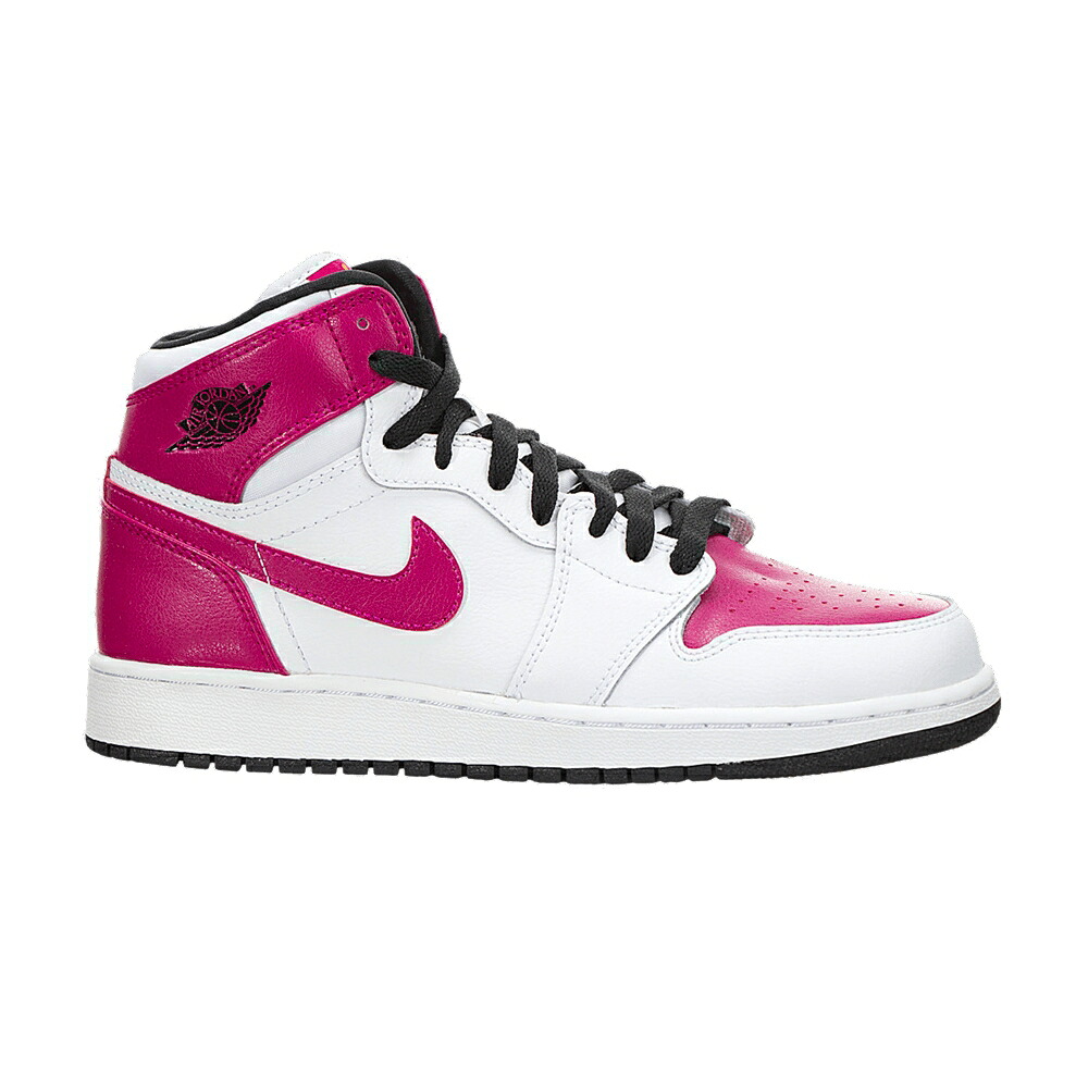 ナイキ 御機嫌 白いこと 白いこと エアジョーダン \u0027WHITE FUCHSIA\u0027 お坊っちゃん キッズ AIR JORDAN AIR JORDAN 1 RETRO HIGH GS SPORT / WHITE SPORT FUCHSIA HOT LAVA もの言う花 マタニティ スニーカー