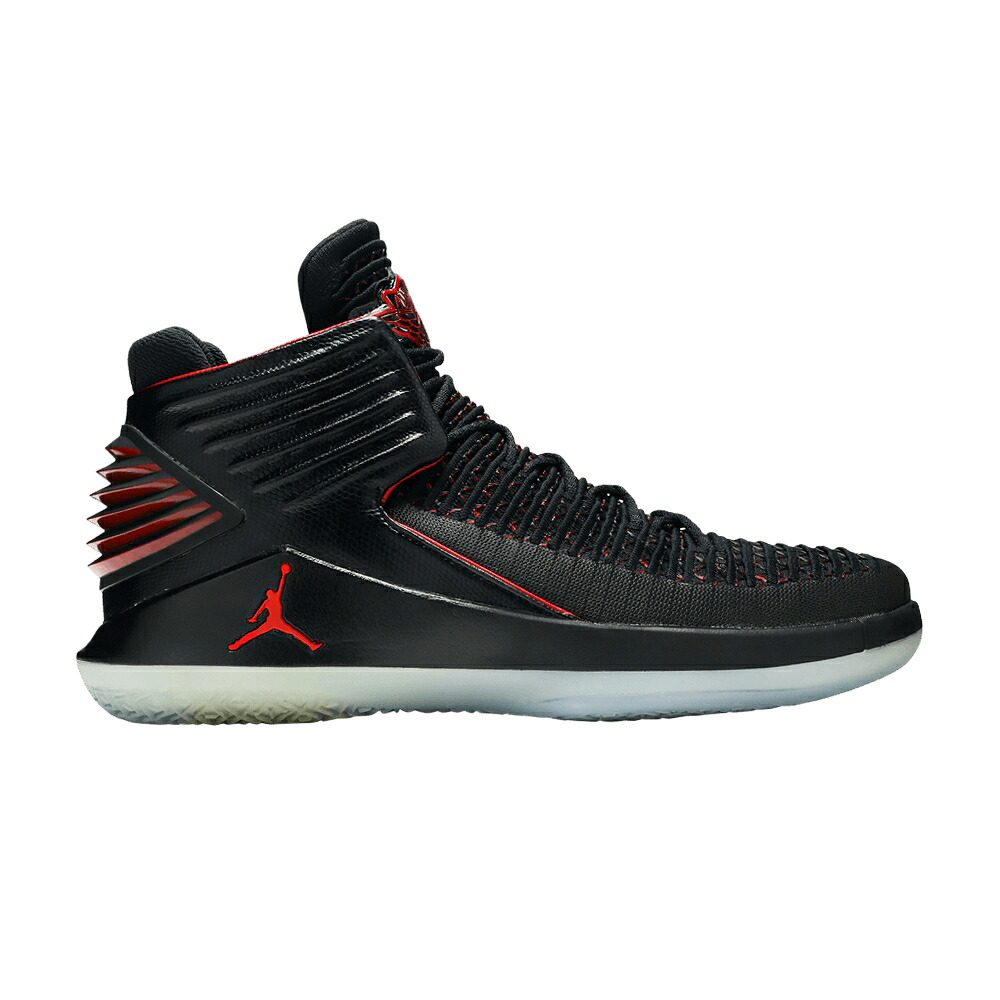 ナイキ 黒色 ブラック 赤 レッド エアジョーダン 'BANNED' スニーカー メンズ AIR JORDAN AIR JORDAN 32 / BLACK UNIVERSITY RED|スニケス