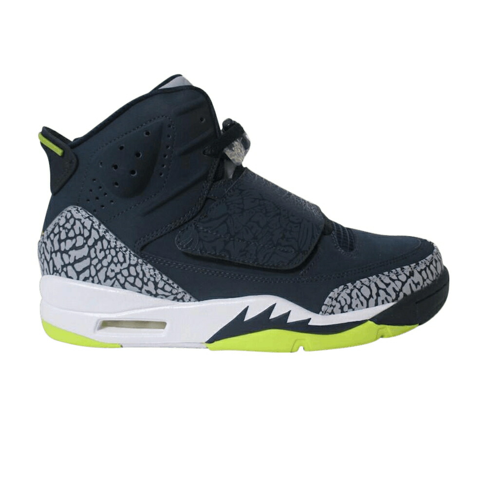 ナイキ 紺色 米国海軍 白いこと 白いこと エアジョーダン \u0027ARMORY NAVY\u0027 スニーカー メンズ AIR JORDAN AIR JORDAN SON OF MARS / ARMORY NAVY ELECTROLIME WHITE