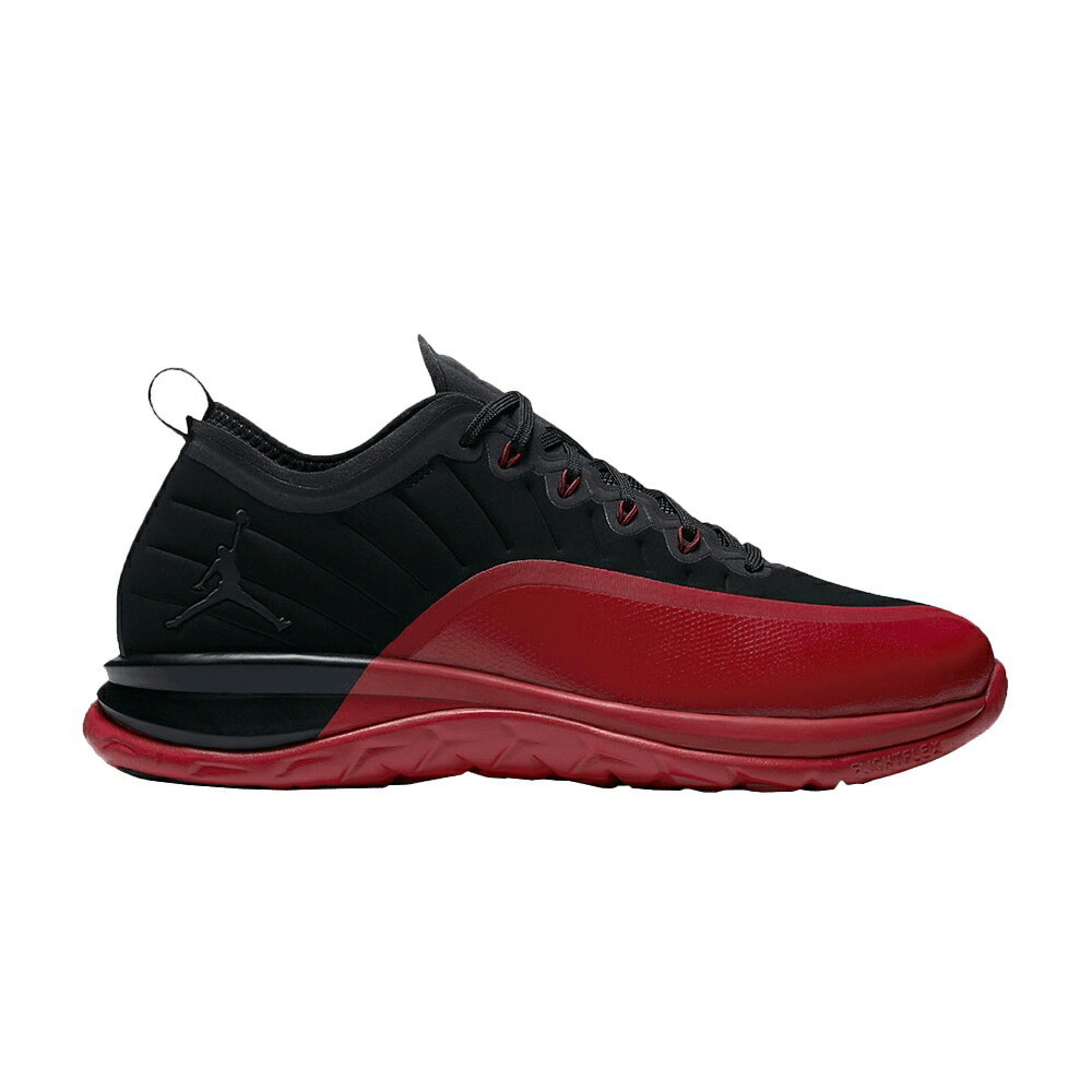 ナイキ 調教師 黒いこと 黒いこと 赤 赤いこと エアジョーダン \u0027FLU GAME\u0027 スニーカー メンズ AIR JORDAN AIR JORDAN TRAINER PRIME / BLACK BLACK GYM RED