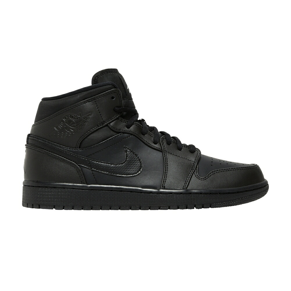 ナイキ ミッド 黒色 ブラック 白色 ホワイト エアジョーダン 'BLACK WHITE' スニーカー メンズ AIR JORDAN AIR JORDAN 1 MID / BLACK WHITE