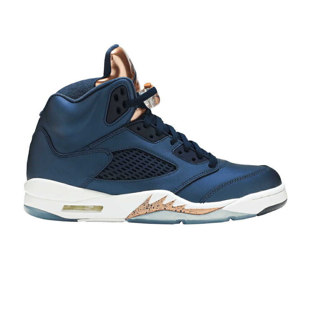 ナイキ 白色 ホワイト 銅 ブロンズ エアジョーダン 'BRONZE' スニーカー メンズ AIR JORDAN AIR JORDAN 5 RETRO / OBSIDIAN WHITE METALLIC BRONZE|スニケス