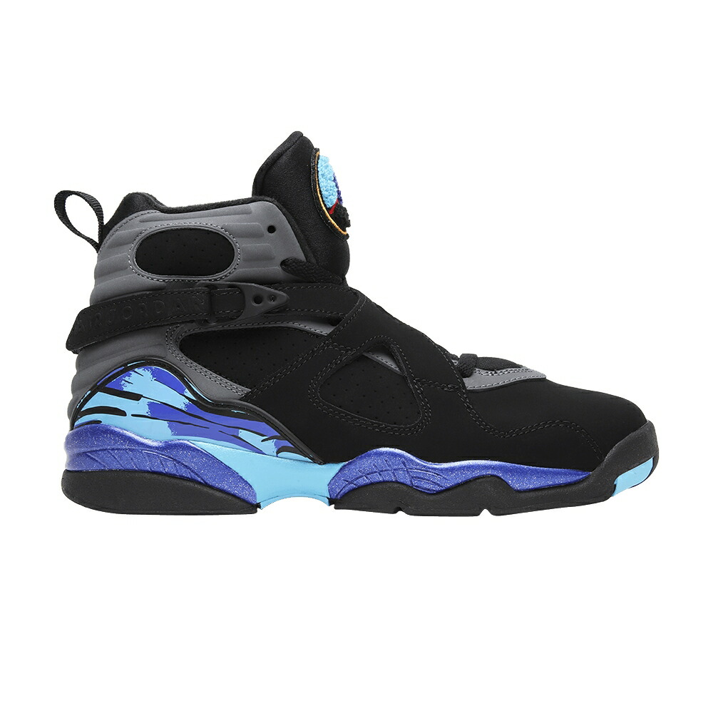 ナイキ 黒いこと 黒いこと エアジョーダン \u0027AQUA\u0027 スニーカー メンズ AIR JORDAN AIR JORDAN 8 RETRO BG 2015 / BLACK MIDNIGHT FOG BRIGHT 靴-メンズ靴