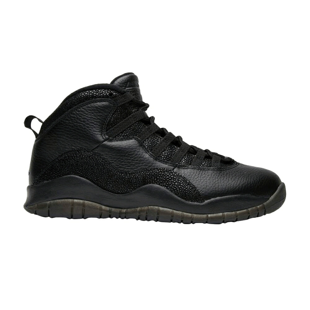 ナイキ 黒いこと 黒いこと ゴールド エアジョーダン \u0027BLACK\u0027 スニーカー メンズ AIR JORDAN OVO X AIR JORDAN 10 RETRO SAMPLE / BLACK BLACK METALLIC GOLD
