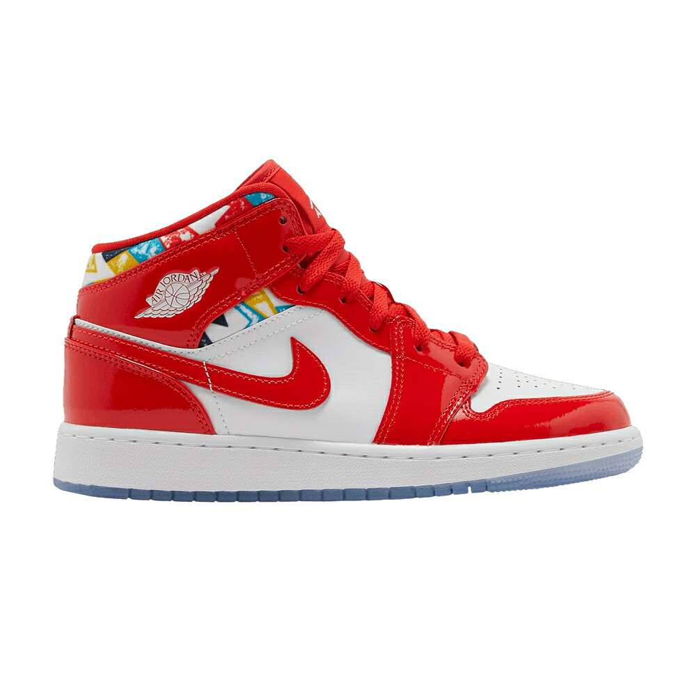 ナイキ ミッド 赤 レッド 白色 ホワイト エアジョーダン 'BARCELONA SWEATER' ジュニア キッズ AIR JORDAN AIR JORDAN 1 MID SE GS / CHILE RED WHITE POLLEN ベビー マタニティ スニーカー 29,315円