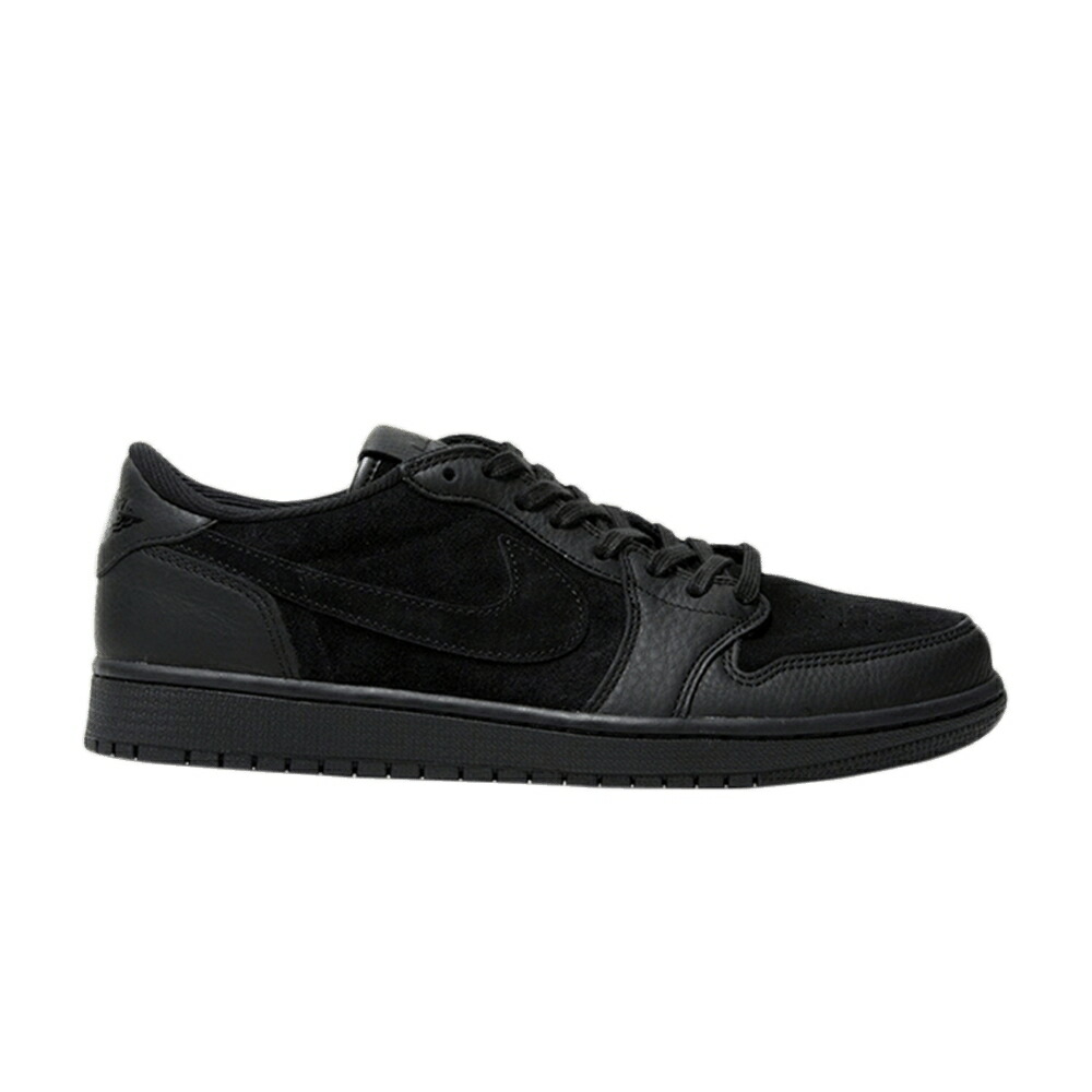 ナイキ 割り増し金 黒いこと 黒いこと エアジョーダン \u0027TRIPLE BLACK\u0027 スニーカー メンズ AIR JORDAN AIR JORDAN 1 RETRO LOW OG PREMIUM / BLACK BLACK BLACK