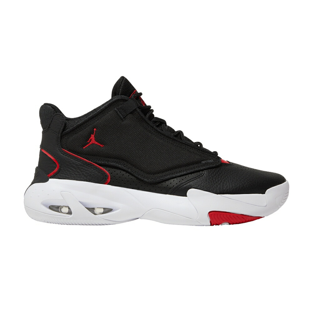 ナイキ マックス オーラ 黒色 ブラック 白色 ホワイト 赤 レッド エアジョーダン 'BRED' スニーカー メンズ AIR JORDAN AIR JORDAN MAX AURA 4 / BLACK WHITE UNIVERSITY RED｜スニケス