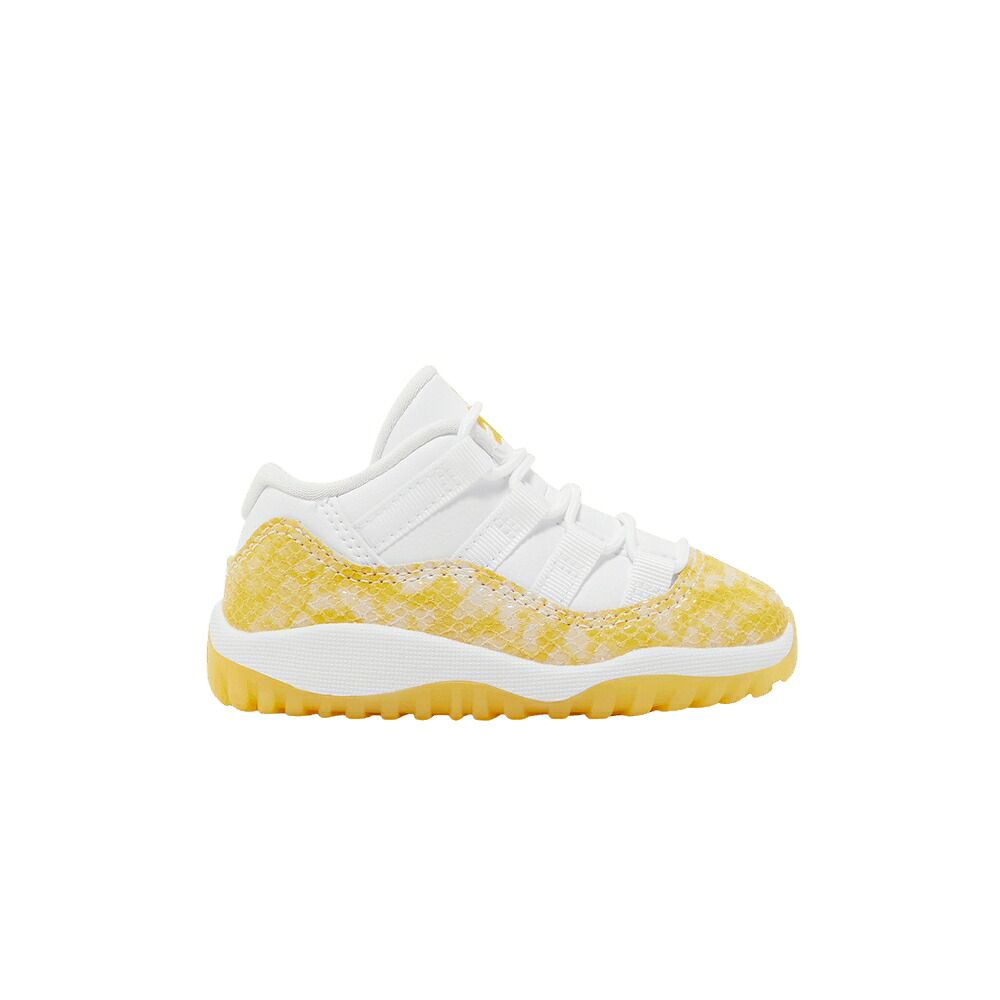ナイキ 白いこと 白いこと 黄味がかった 黄色 エアジョーダン \u0027YELLOW SNAKESKIN\u0027 もの言う花 AIR JORDAN AIR JORDAN 11 RETRO LOW TD / WHITE TOUR YELLOW SAIL