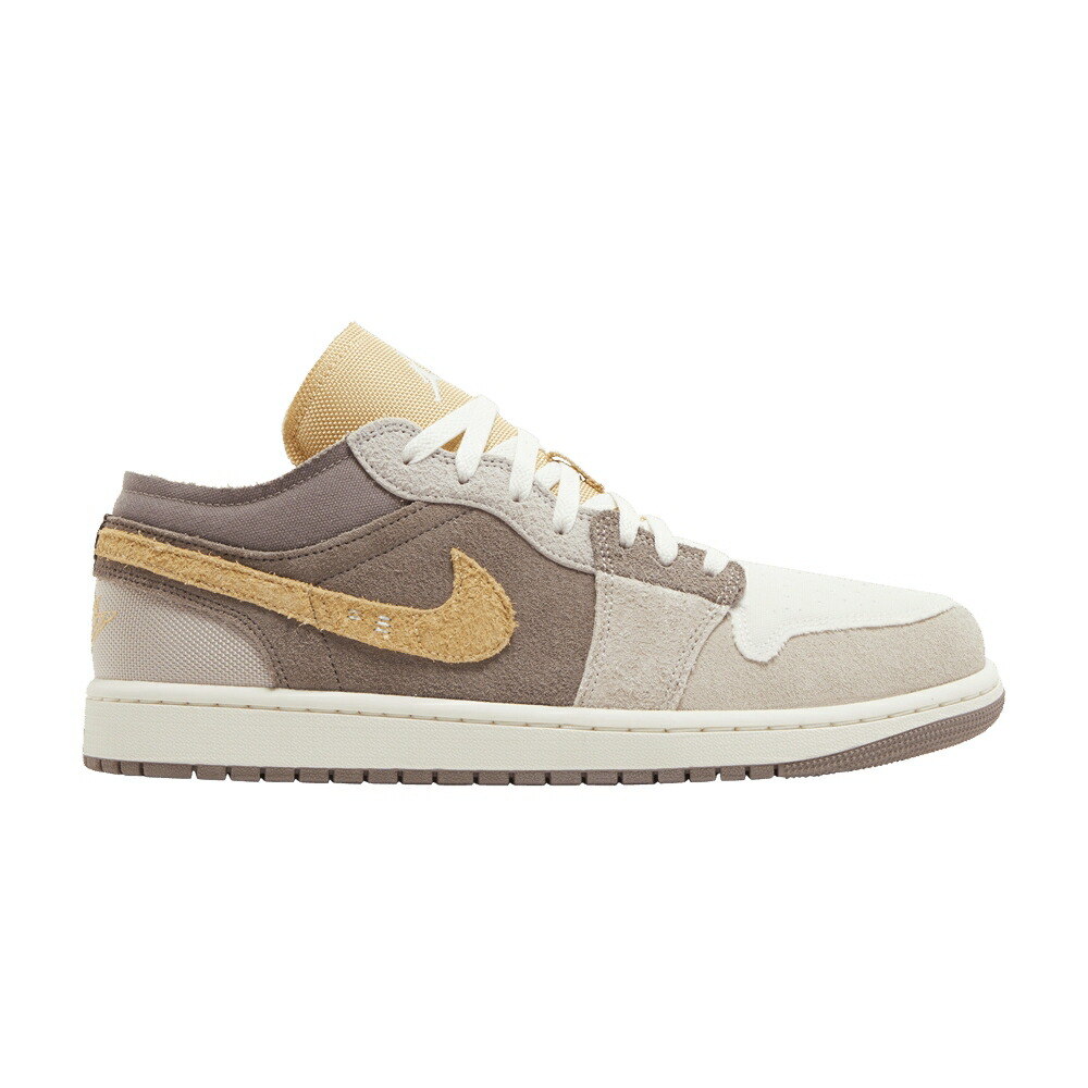 ナイキ エアジョーダン \u0027INSIDE HAZE\u0027 スニーカー メンズ AIR JORDAN AIR JORDAN 1 LOW SE CRAFT OUT - TAUPE / TAUPE HAZE MINT FOAM CELESTIAL