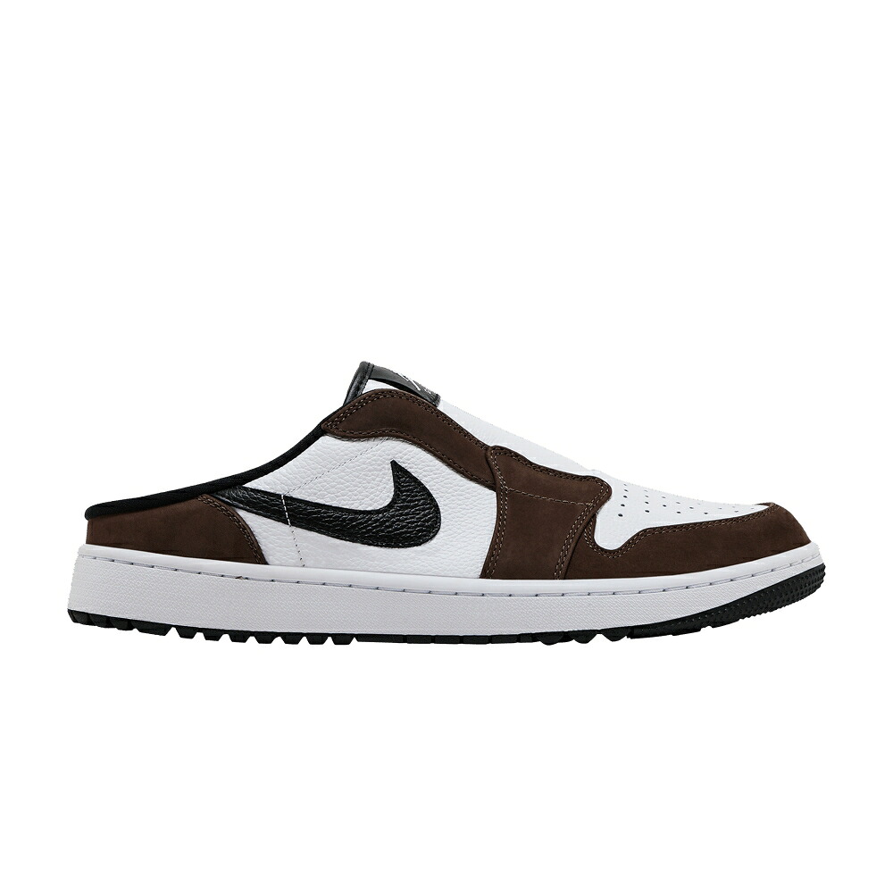 ナイキ ゴルフ 茶色 ブラウン 白色 ホワイト 黒色 ブラック エアジョーダン 'BAROQUE BROWN' スニーカー メンズ AIR JORDAN AIR JORDAN 1 MULE GOLF / BAROQUE BROWN WHITE SAIL BLACK