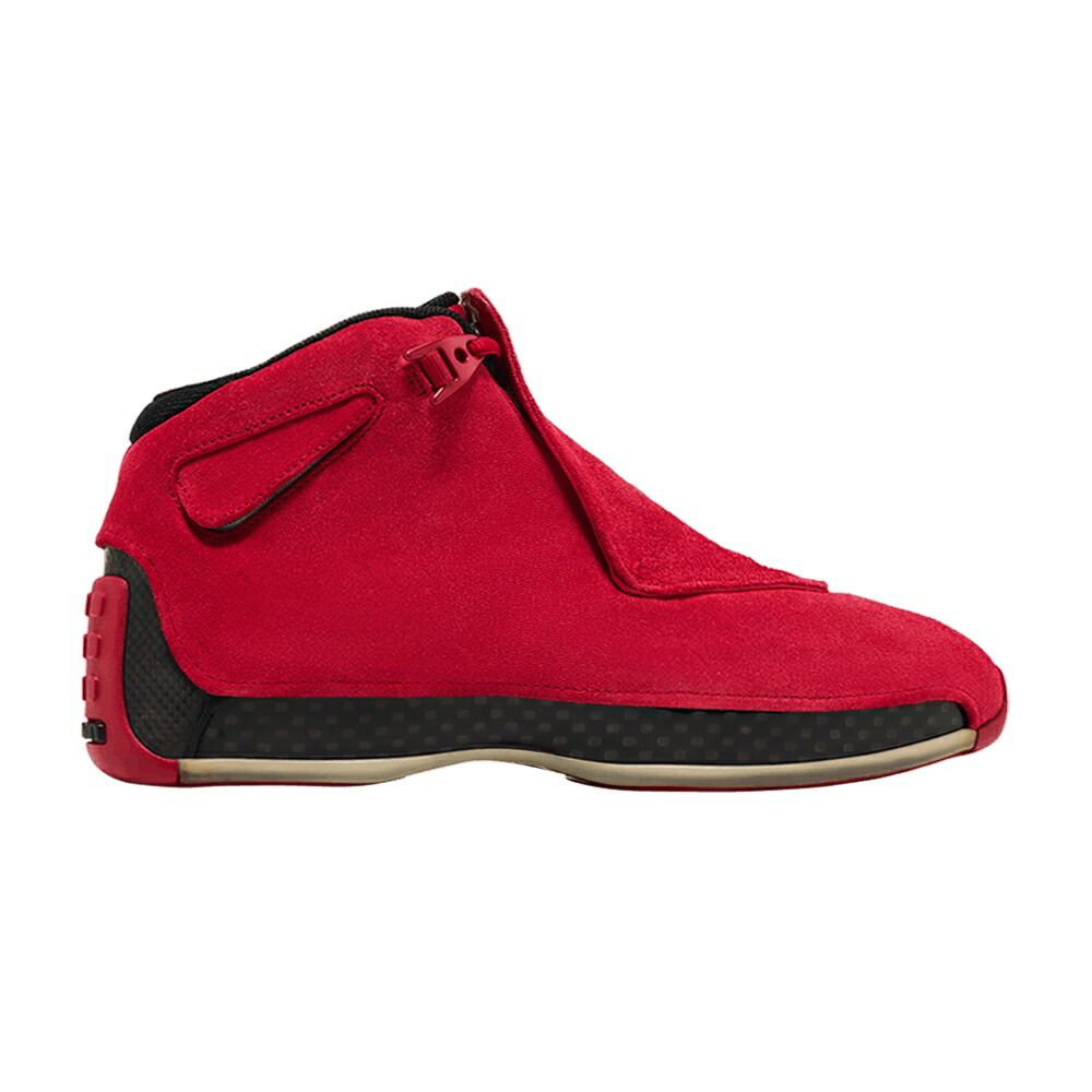 ナイキ 赤 レッド 黒色 ブラック エアジョーダン 'TORO' スニーカー メンズ AIR JORDAN AIR JORDAN 18 RETRO / GYM RED BLACK 95,370円