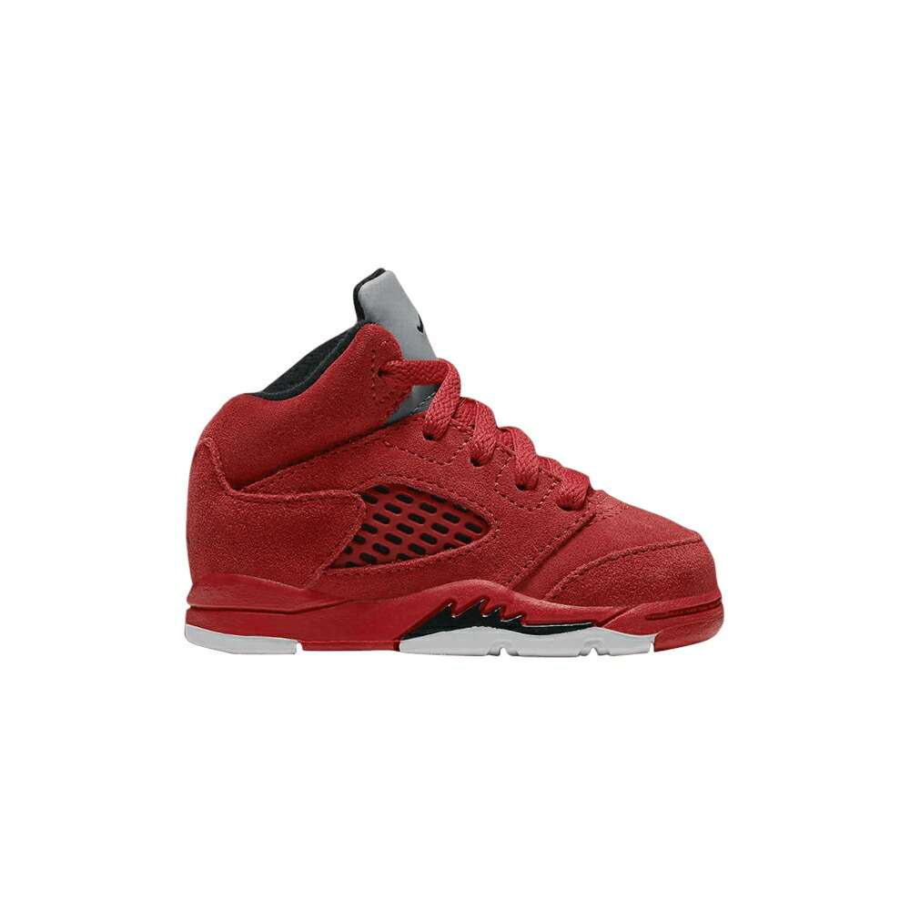 ナイキ 赤 レッド 黒色 ブラック エアジョーダン 'RED SUEDE' ベビー AIR JORDAN AIR JORDAN 5 RETRO TD / UNIVERSITY RED BLACK UNIVERSITY