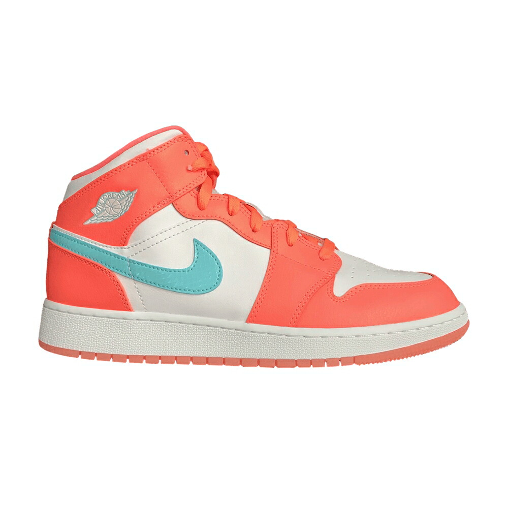 ナイキ ミッド クリムゾン アクア 白色 ホワイト エアジョーダン CRIMSON PULSE スニーカー メンズ AIR JORDAN AIR JORDAN 1 MID GG / CRIMSON PULSE LIGHT AQUA WHITE