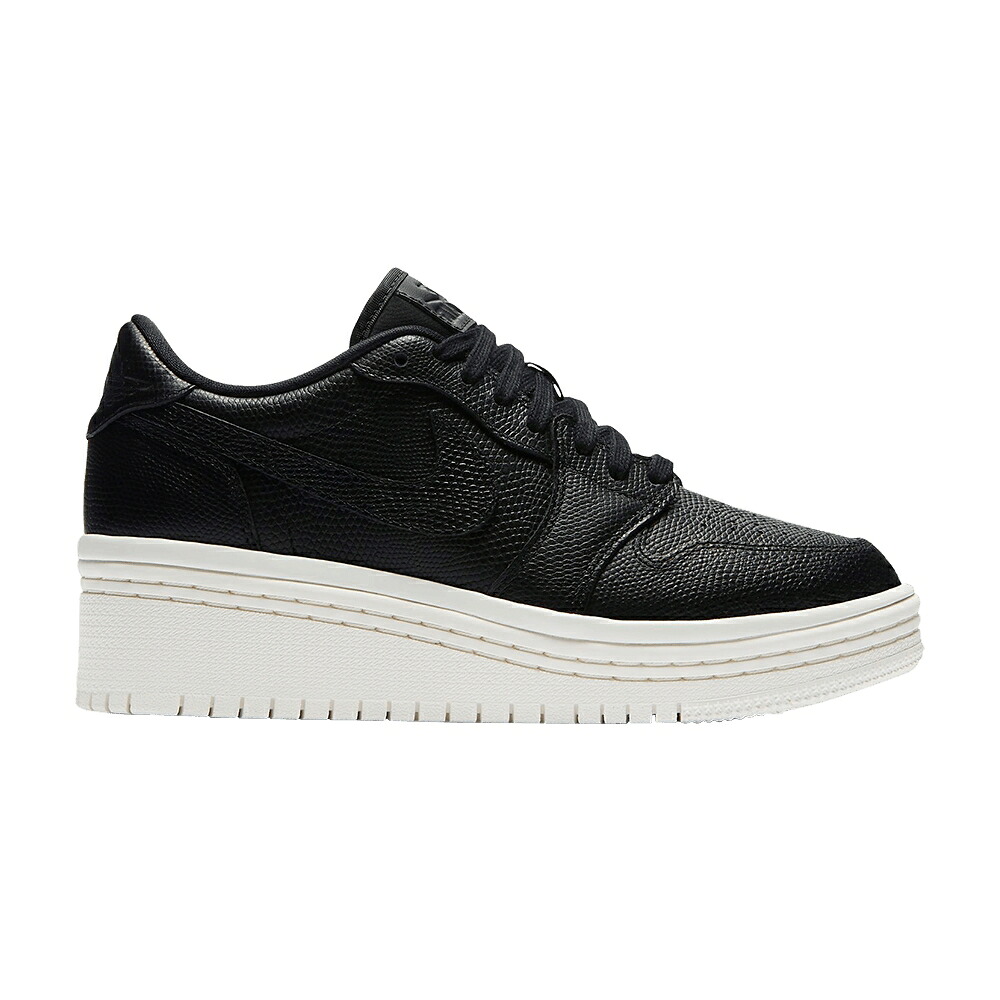 ナイキ 黒色 ブラック エアジョーダン 'BLACK' スニーカー レディース AIR JORDAN WMNS AIR JORDAN 1 LIFTED / BLACK PHANTOM BLACK｜スニケス