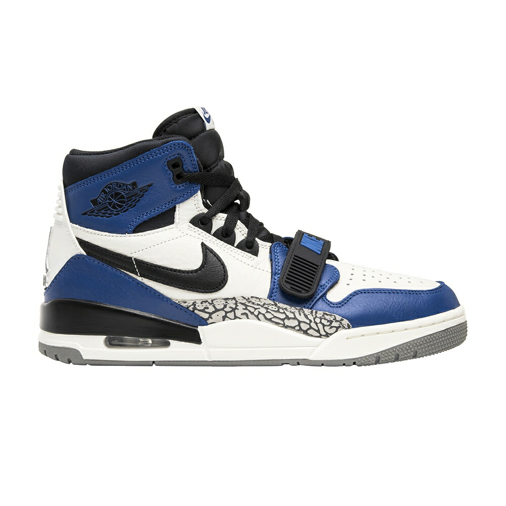 ナイキ レガシー 黒色 ブラック 青色 ブルー エアジョーダン TORM BLUE スニーカー メンズ AIR JORDAN AIR JORDAN JUST DON X LEGACY 312 / SAIL BLACK STORM BLUE