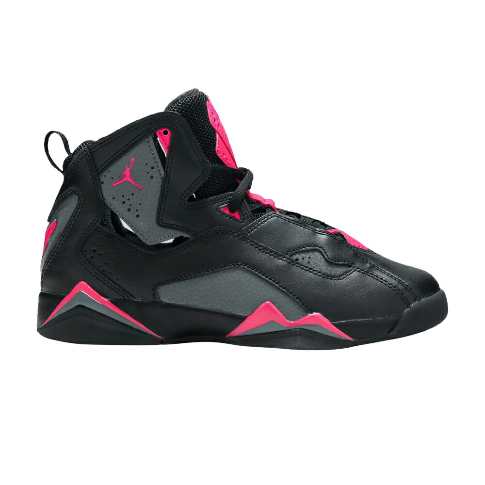 ナイキ フライト 黒色 ブラック 灰色 グレー ピンク エアジョーダン トゥルーフライト 'GREY PINK' ジュニア キッズ AIR JORDAN AIR JORDAN TRUE FLIGHT GS / BLACK DARK GREY DEADLY PINK ベビー マタニティ