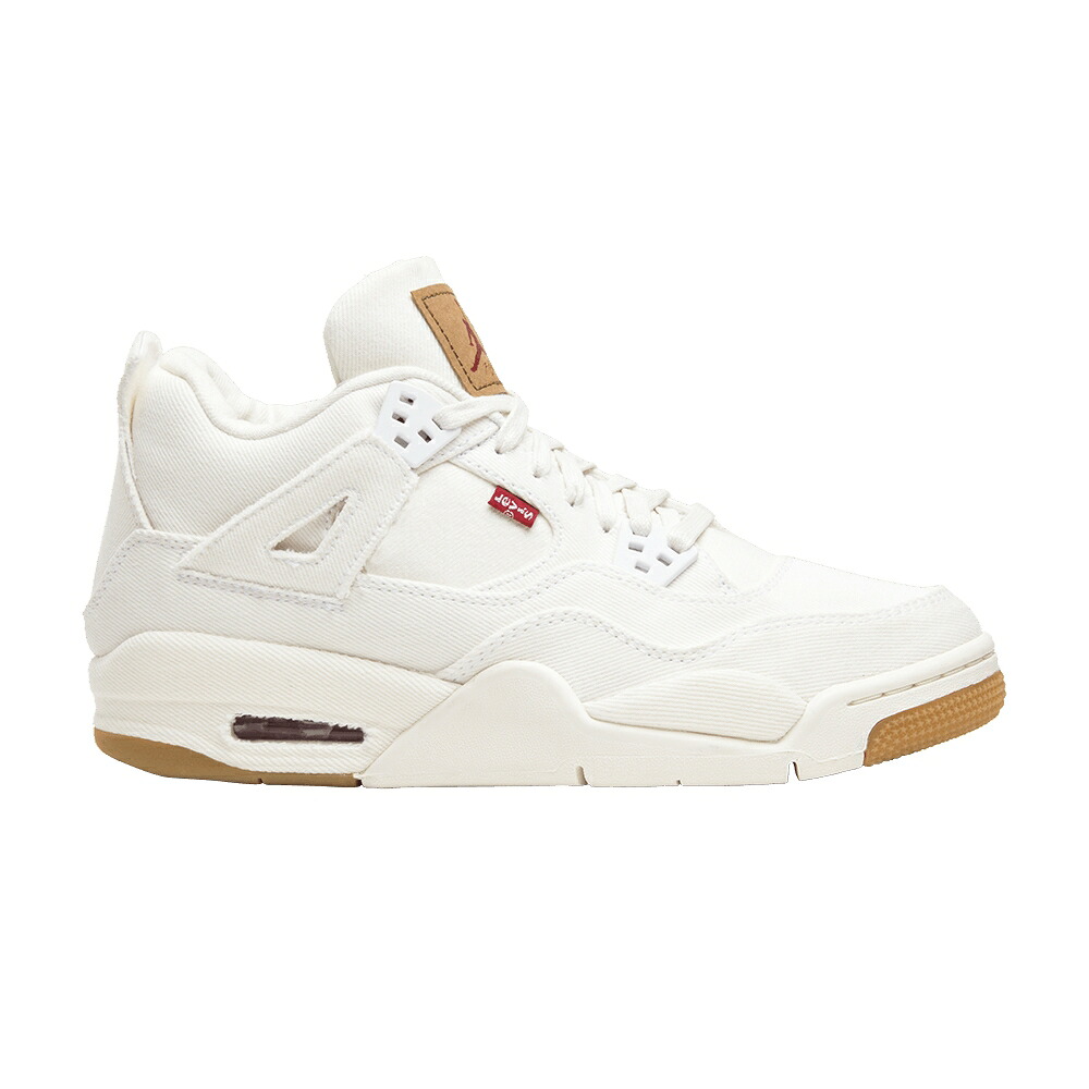ナイキ 白いこと 白いこと エアジョーダン LEVI\u0027S \u0027WHITE DENIM\u0027 お坊っちゃん キッズ AIR JORDAN X AIR JORDAN 4 RETRO GS / WHITE WHITE WHITE もの言う花 マタニティ スニーカー