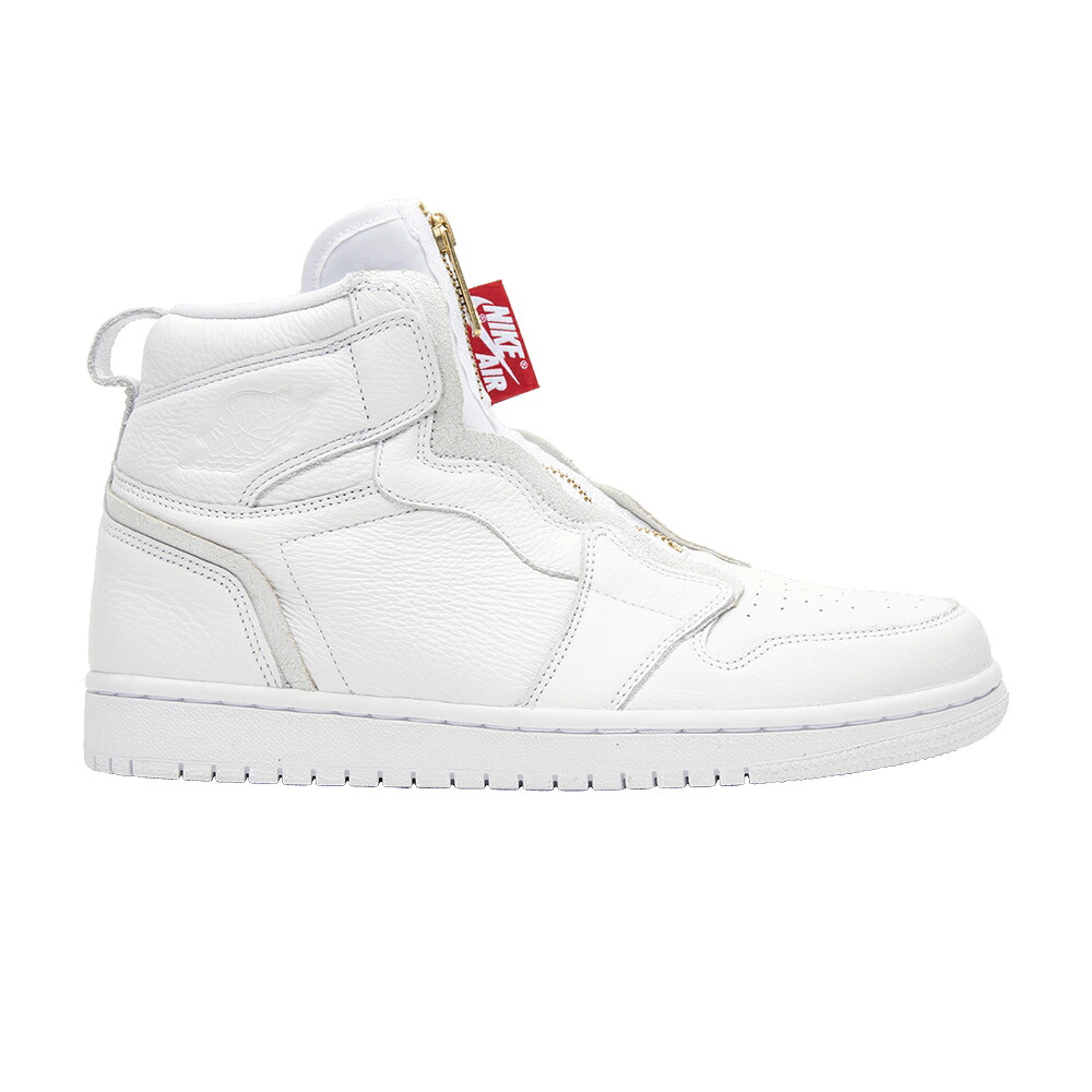 ナイキ ハイ 白色 ホワイト 赤 レッド エアジョーダン 'WHITE' スニーカー レディース AIR JORDAN WMNS AIR JORDAN 1 RETRO HIGH ZIP / WHITE UNIVERSITY RED