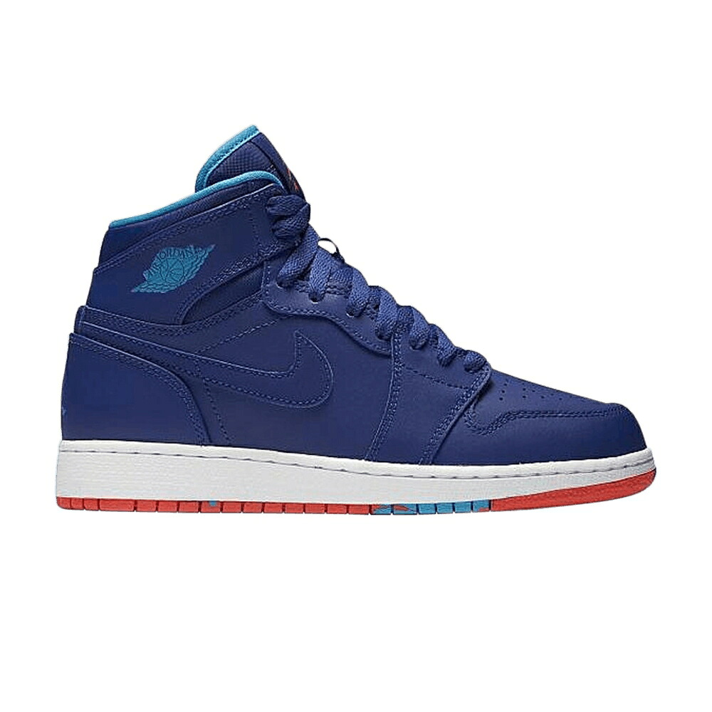 ナイキ ハイ ディープ 青色 ブルー エアジョーダン 'DEEP ROYAL' ジュニア キッズ AIR JORDAN AIR JORDAN 1 RETRO HIGH GS / DEEP ROYAL BLUE BLUE LAGOON ベビー マタニティ スニーカー｜スニケス