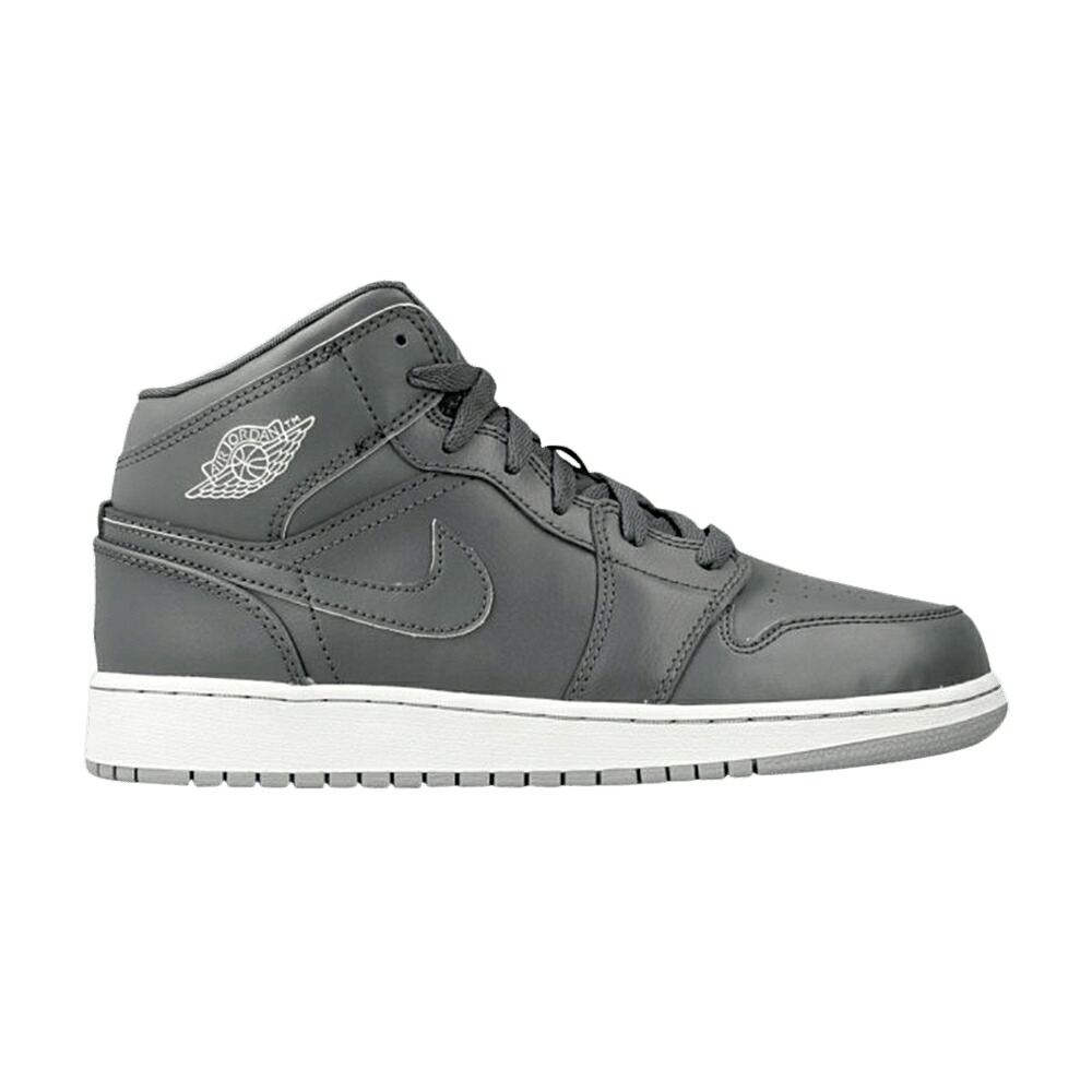 ナイキ ミッド 灰色 グレー クール 白色 ホワイト エアジョーダン 'COOL GREY' ジュニア キッズ AIR JORDAN AIR JORDAN 1 RETRO MID GS GREY WOLF / COOL GREY WOLF GREY WHITE ベビー マタニティ スニーカー