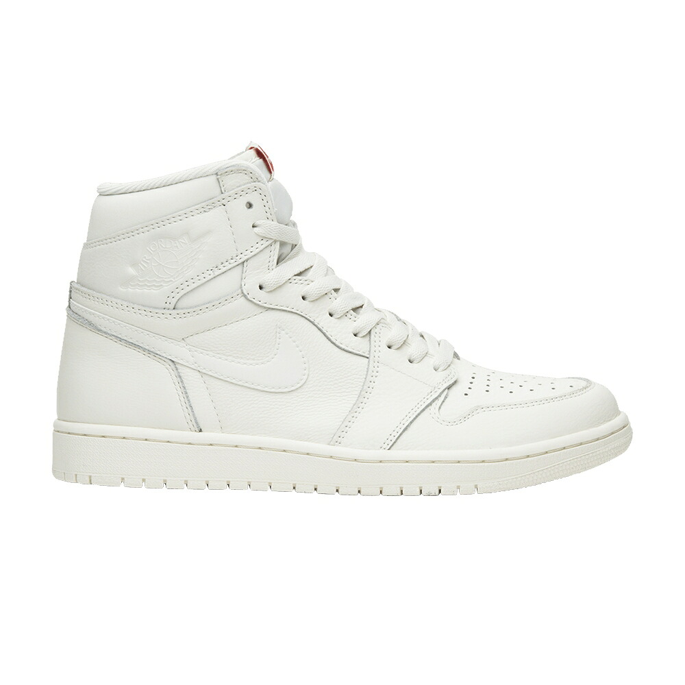 ナイキ ご機嫌 赤 赤いこと エアジョーダン \u0027SAIL\u0027 スニーカー メンズ AIR JORDAN AIR JORDAN 1 RETRO HIGH OG / SAIL SAIL UNIVERSITY RED
