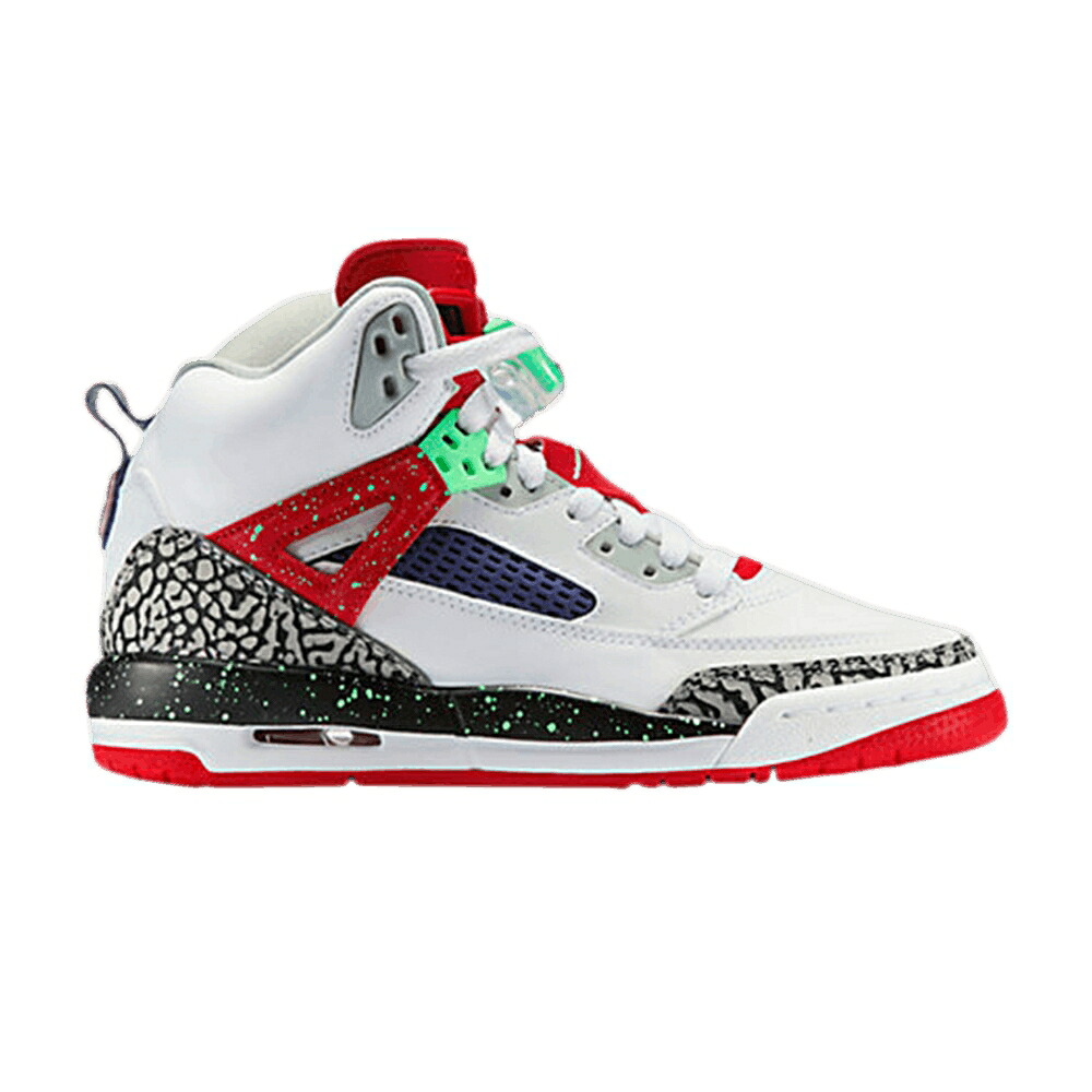 ナイキ 白色 ホワイト 緑 グリーン エアジョーダン スニーカー メンズ AIR JORDAN AIR JORDAN SPIZIKE BG / WHITE LIGHT POISON GREEN