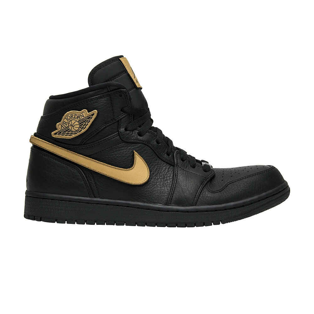 ナイキ ご機嫌 黒いこと 黒いこと ゴールド エアジョーダン \u0027BHM\u0027 スニーカー メンズ AIR JORDAN AIR JORDAN 1 RETRO HIGH 2017 / BLACK METALLIC GOLD BLACK