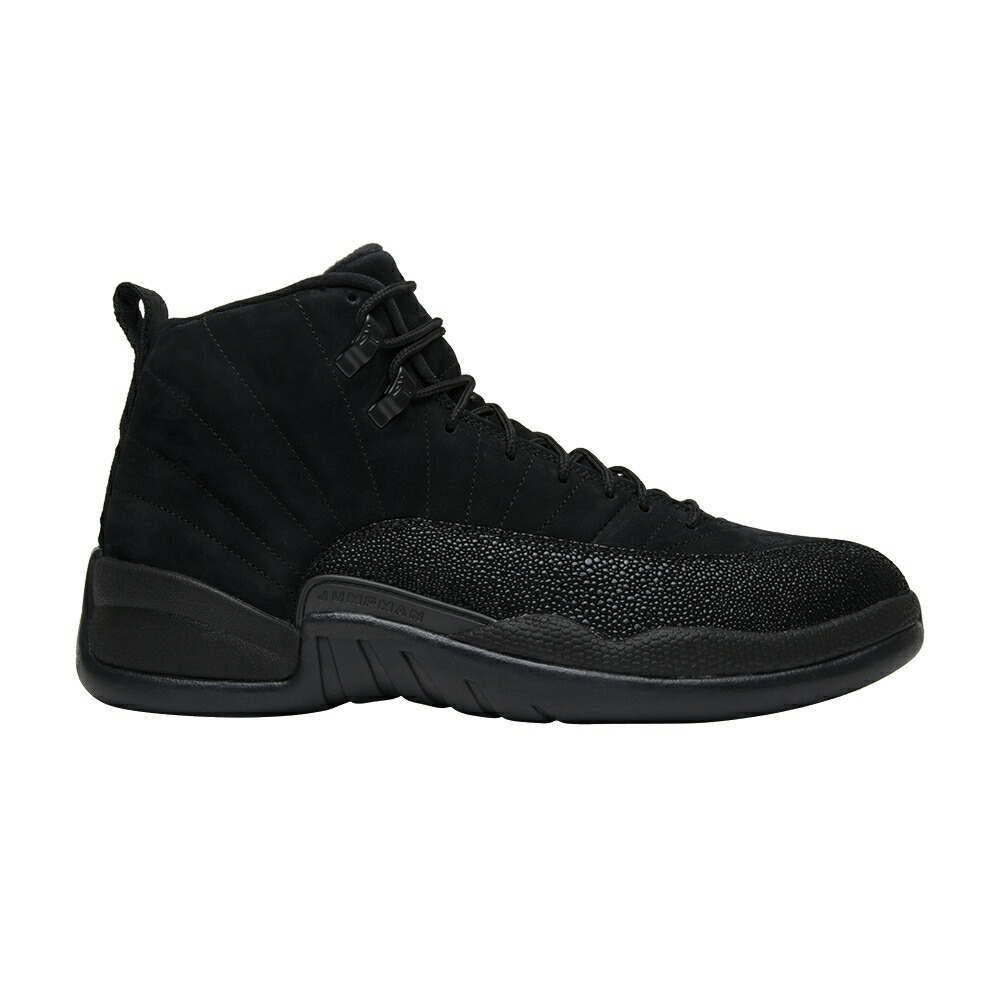 ナイキ 黒色 ブラック ゴールド エアジョーダン 'BLACK' スニーカー メンズ AIR JORDAN OVO X AIR JORDAN 12 RETRO / BLACK BLACK METALLIC GOLD|スニケス