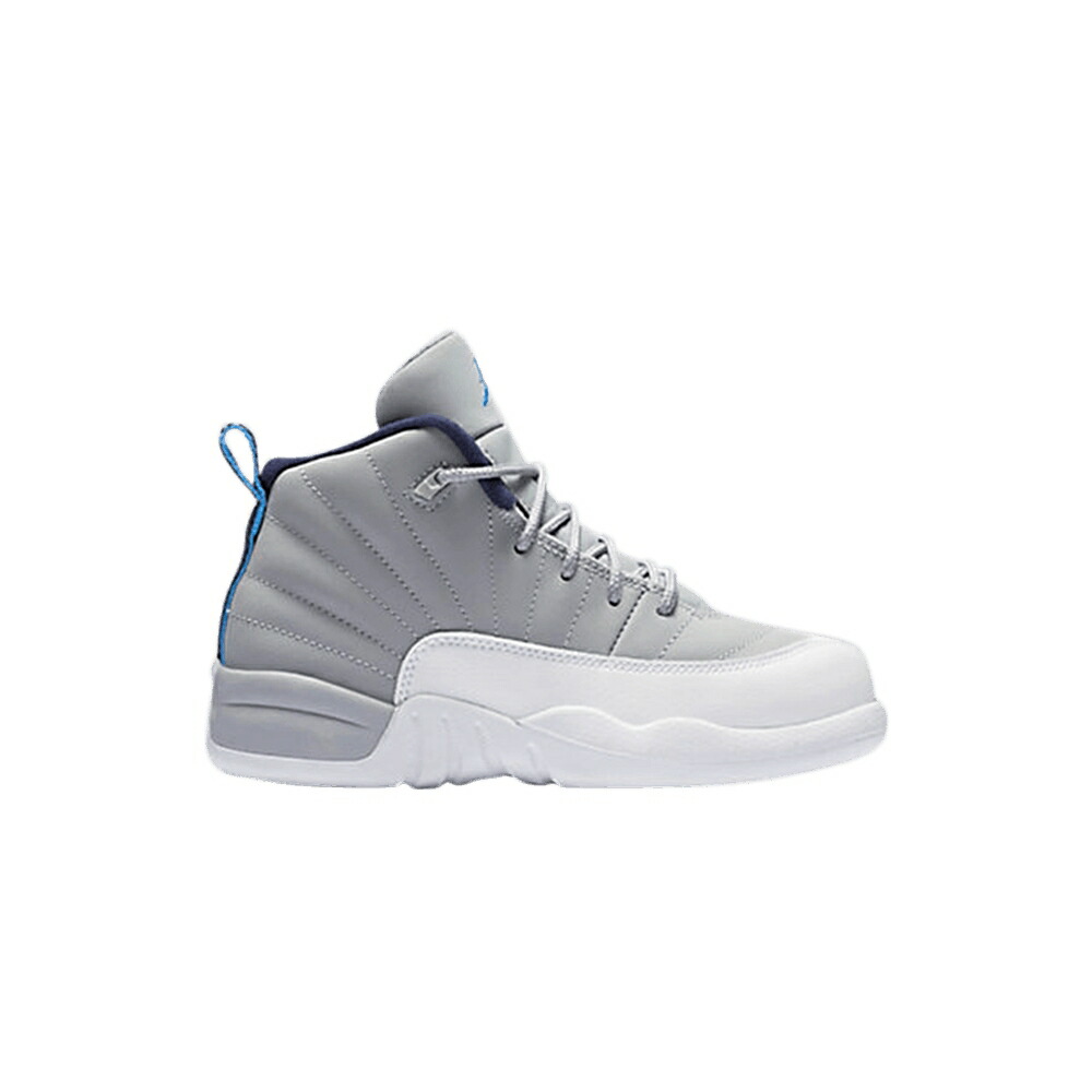 ナイキ 白色 ホワイト ミッド エアジョーダン 'UNIVERSITY BLUE' ジュニア キッズ AIR JORDAN AIR JORDAN 12 RETRO PS / WLF GRY UNVRSTY BL WHITE MID N ベビー マタニティ スニーカー