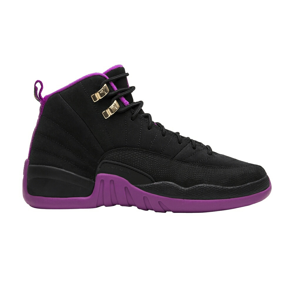 ナイキ 黒いこと 黒いこと ゴールド エアジョーダン \u0027HYPER VIOLET\u0027 スニーカー メンズ AIR JORDAN AIR JORDAN 12 RETRO GG / BLACK METALLIC GOLD STAR HYPER