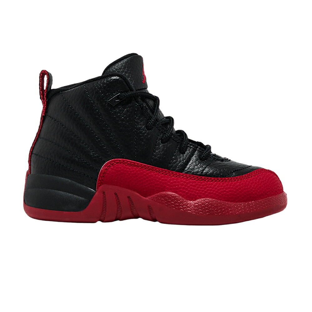 ナイキ 黒いこと 黒いこと 赤 赤いこと エアジョーダン \u0027FLU GAME\u0027 お坊っちゃん キッズ AIR JORDAN AIR JORDAN 12 RETRO なおなお書き 2016 / BLACK VARSITY RED もの言う花 マタニティ スニーカー