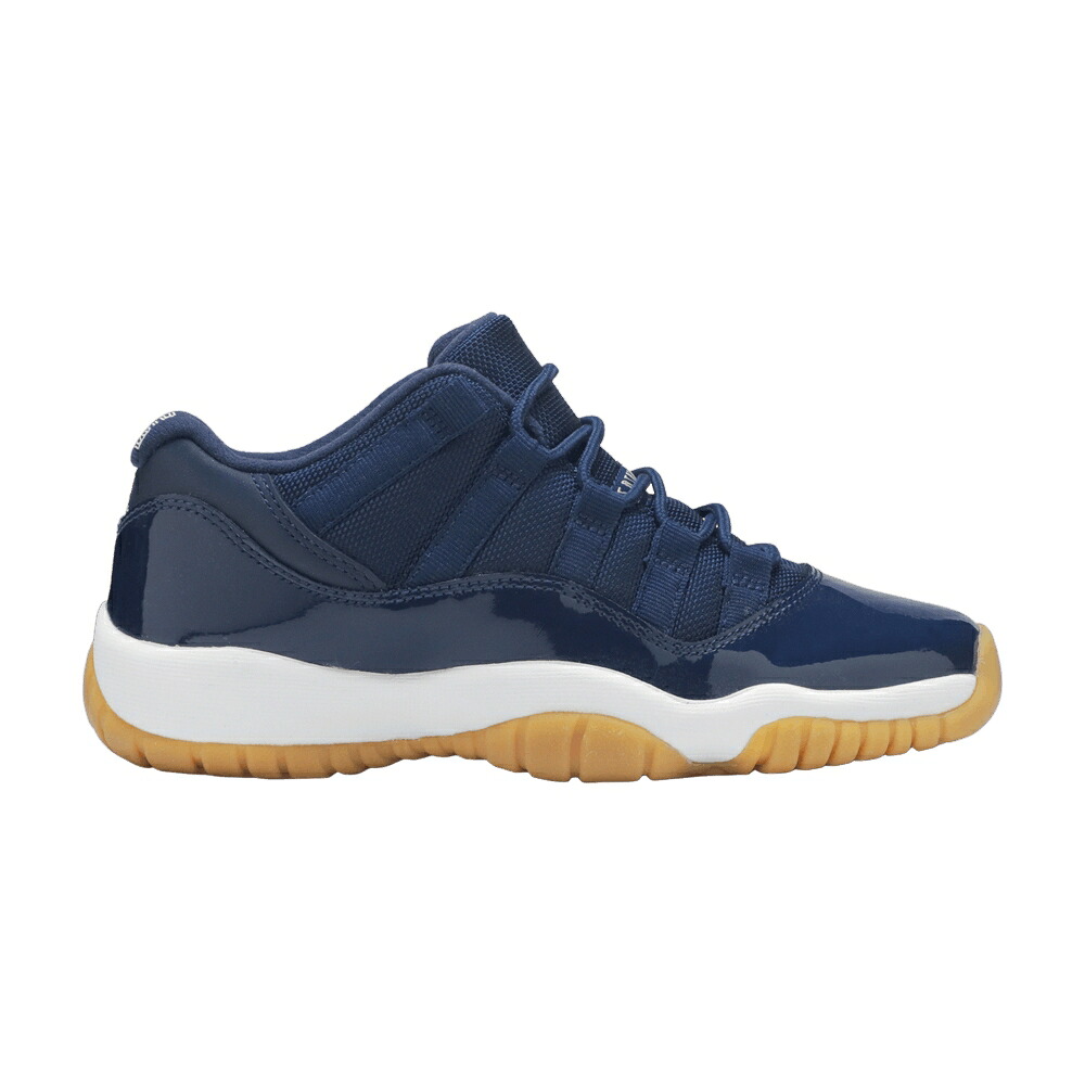 ナイキ 紺色 ネイビー 白色 ホワイト エアジョーダン 'NAVY GUM' ジュニア キッズ AIR JORDAN AIR JORDAN 11 RETRO LOW GS / MIDNIGHT NAVY WHITE GUM LIGHT ベビー マタニティ スニーカー