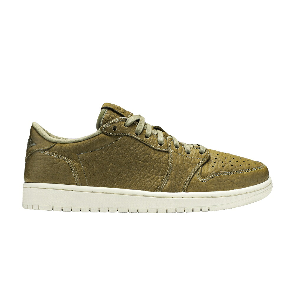 ナイキ エアジョーダン 'TROOPER' スニーカー メンズ AIR JORDAN AIR JORDAN 1 RETRO LOW SWOOSHLESS / TROOPER SAIL｜スニケス