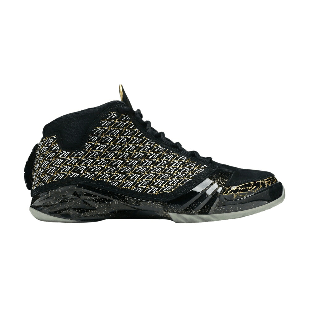 ナイキ 黒色 ブラック ゴールド エアジョーダン 'BLACK' スニーカー メンズ AIR JORDAN TROPHY ROOM X AIR JORDAN 23 RETRO / BLACK BLACK METALLIC GOLD DARK