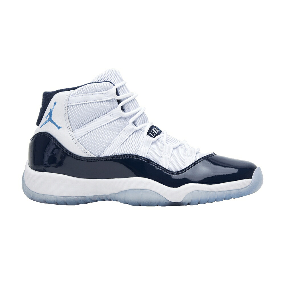ナイキ 白色 ホワイト 紺色 ネイビー エアジョーダン 'WIN '82' ジュニア キッズ AIR JORDAN AIR JORDAN 11 RETRO GS LIKE / WHITE MIDNIGHT NAVY UNIVERSITY ベビー マタニティ スニーカー｜スニケス