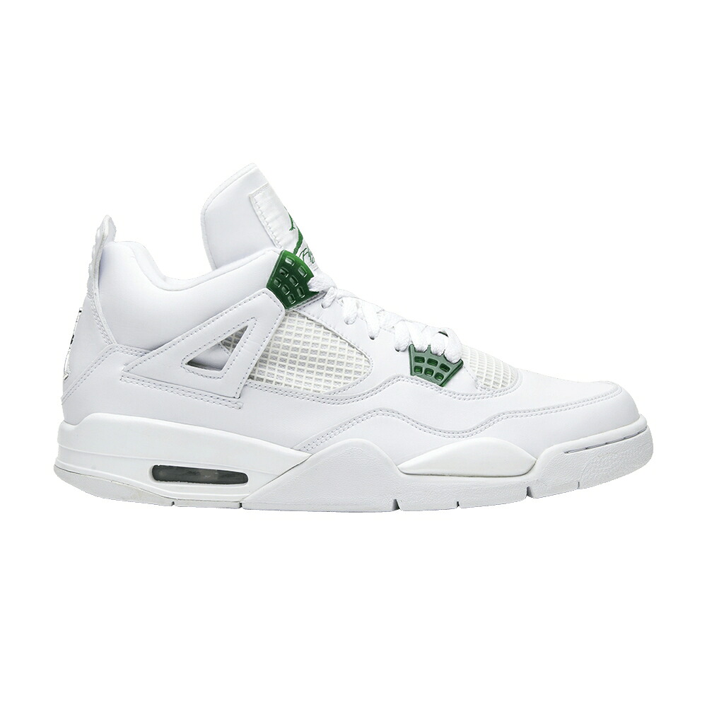 ナイキ 白いこと 白いこと 古典派音楽 緑 緑であること エアジョーダン \u0027CLASSIC GREEN\u0027 スニーカー メンズ AIR JORDAN AIR JORDAN 4 RETRO 2004 / WHITE CHROME CLASSIC GREEN