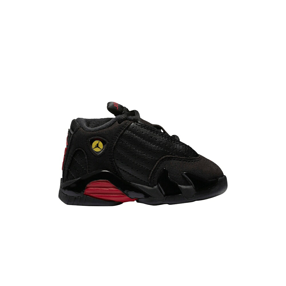 ナイキ 黒いこと 黒いこと 赤 赤いこと エアジョーダン \u0027LAST SHOT\u0027 もの言う花 AIR JORDAN AIR JORDAN 14 RETRO TD 2018 / BLACK VARSITY RED METALLIC