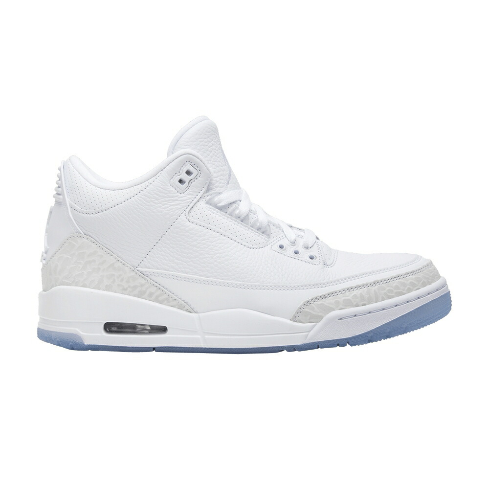 ナイキ 白いこと 白いこと エアジョーダン \u0027TRIPLE WHITE\u0027 スニーカー メンズ AIR JORDAN AIR JORDAN 3 RETRO / WHITE WHITE WHITE