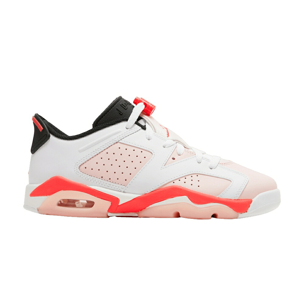 ナイキ 白いこと 白いこと エアジョーダン \u0027ATMOSPHERE\u0027 御坊っちゃん キッズ AIR JORDAN AIR JORDAN 6 RETRO LOW GS / WHITE ATMOSPHERE INFRARED 23 もの言う花 マタニティ スニーカー