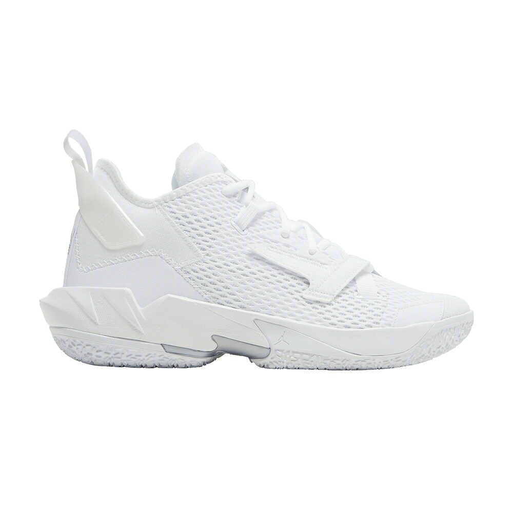 ナイキ 白いこと 白いこと しろがね色 しろがね色 エアジョーダン ZER0.4 \u0027TRIPLE WHITE\u0027 スニーカー メンズ AIR JORDAN AIR JORDAN WHY NOT / WHITE METALLIC SILVER WHITE