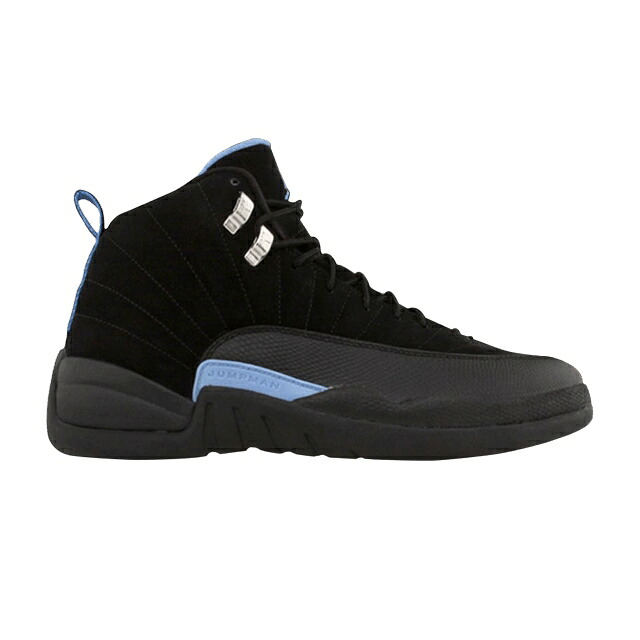 ナイキ 黒いこと 黒いこと 白いこと 白いこと 青味 青み エアジョーダン \u0027NUBUCK\u0027 スニーカー メンズ AIR JORDAN AIR JORDAN 12 RETRO 2009 / BLACK WHITE UNIVERSITY BLUE