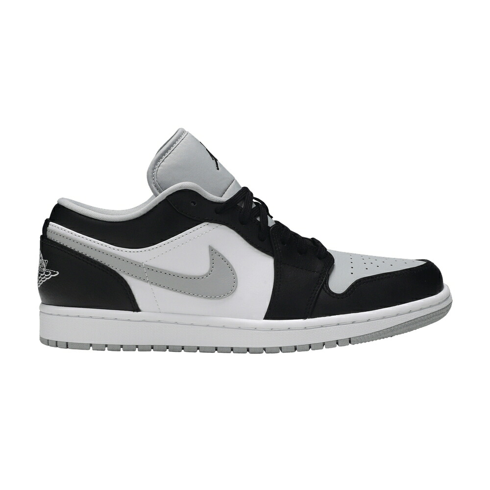ナイキ 黒いこと 黒いこと 薄墨色 薄墨色 エアジョーダン \u0027SMOKE GREY\u0027 スニーカー メンズ AIR JORDAN AIR JORDAN 1 LOW / BLACK BLACK LIGHT SMOKE GREY