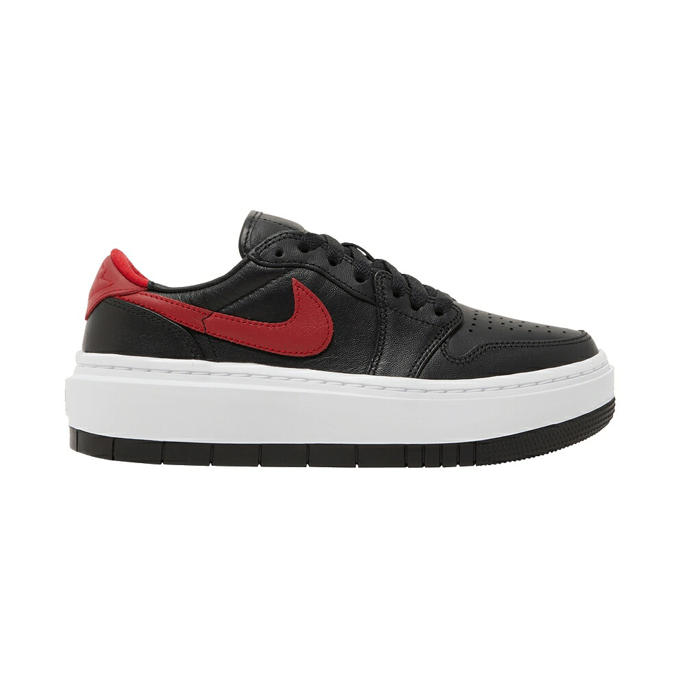 ナイキ 黒いこと 黒いこと 白いこと 白いこと 赤 赤いこと エアジョーダン \u0027BLACK RED\u0027 スニーカー レディース AIR JORDAN WMNS AIR JORDAN 1 ELEVATE LOW GYM / BLACK WHITE GYM RED
