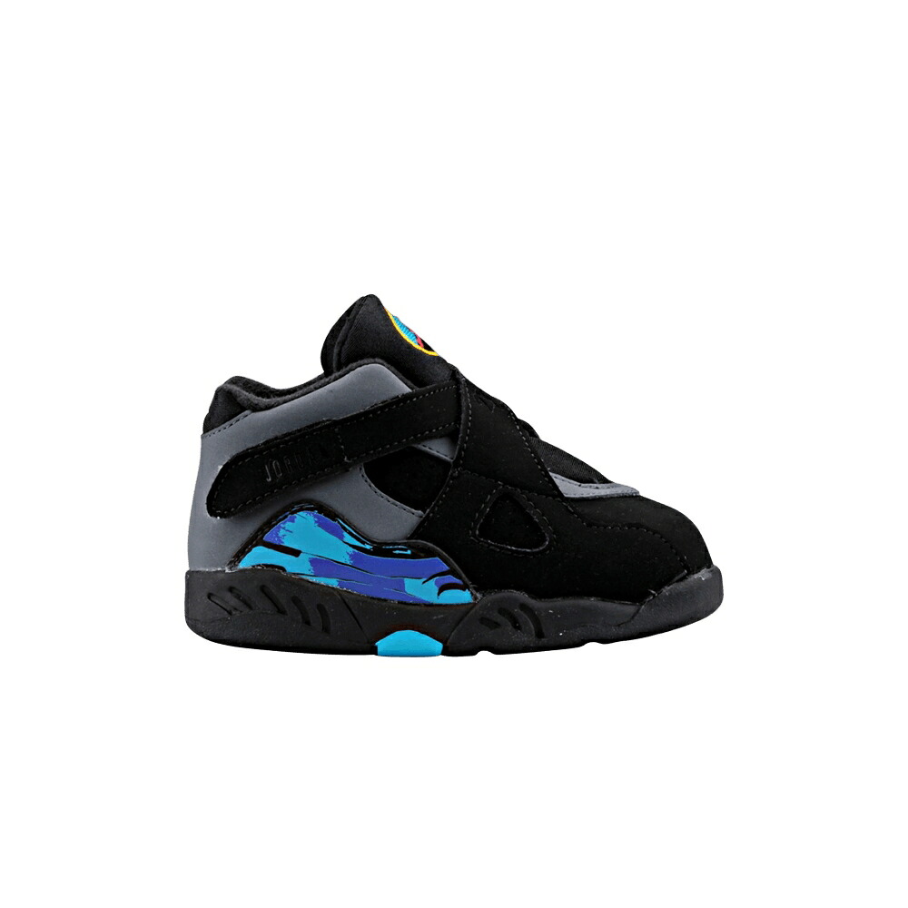 ナイキ 黒色 ブラック 灰色 グレー コンコルド コンコード エアジョーダン 'AQUA' ベビー AIR JORDAN AIR JORDAN 8 RETRO TD / BLACK FLINT GREY BRIGHT CONCORD