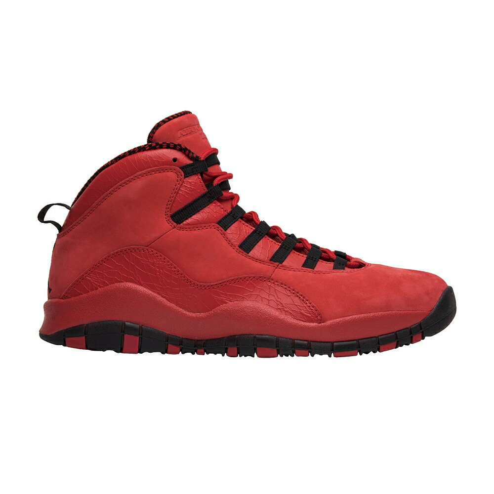 ナイキ 赤 レッド エアジョーダン 'HOH' スニーカー メンズ AIR JORDAN STEVE WIEBE X AIR JORDAN 10 RETRO / UNIVERSITY RED UNIVERSITY RED