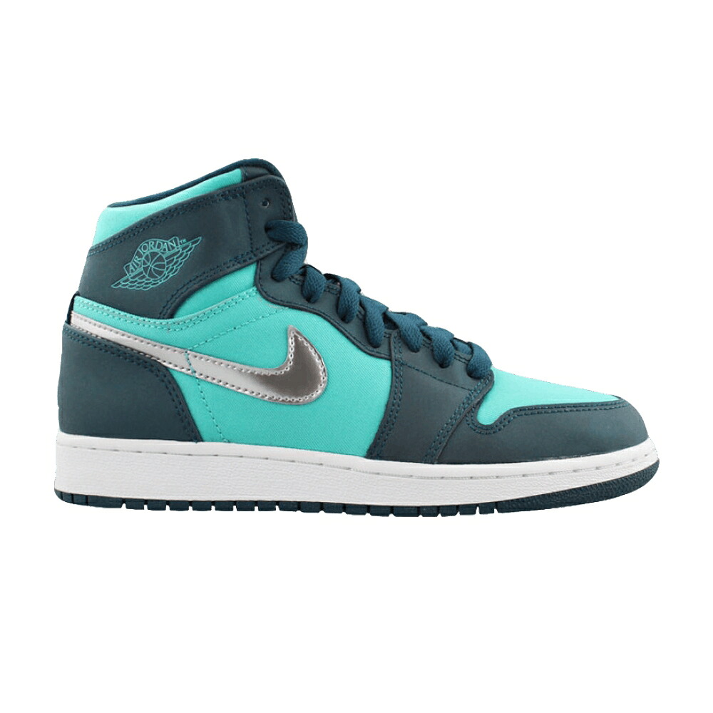 ナイキ 御機嫌 緑 緑であること エアジョーダン \u0027HYPER JADE\u0027 お坊っちゃん キッズ AIR JORDAN AIR JORDAN 1 RETRO HIGH GS / MEDIUM GREEN もの言う花 マタニティ スニーカー